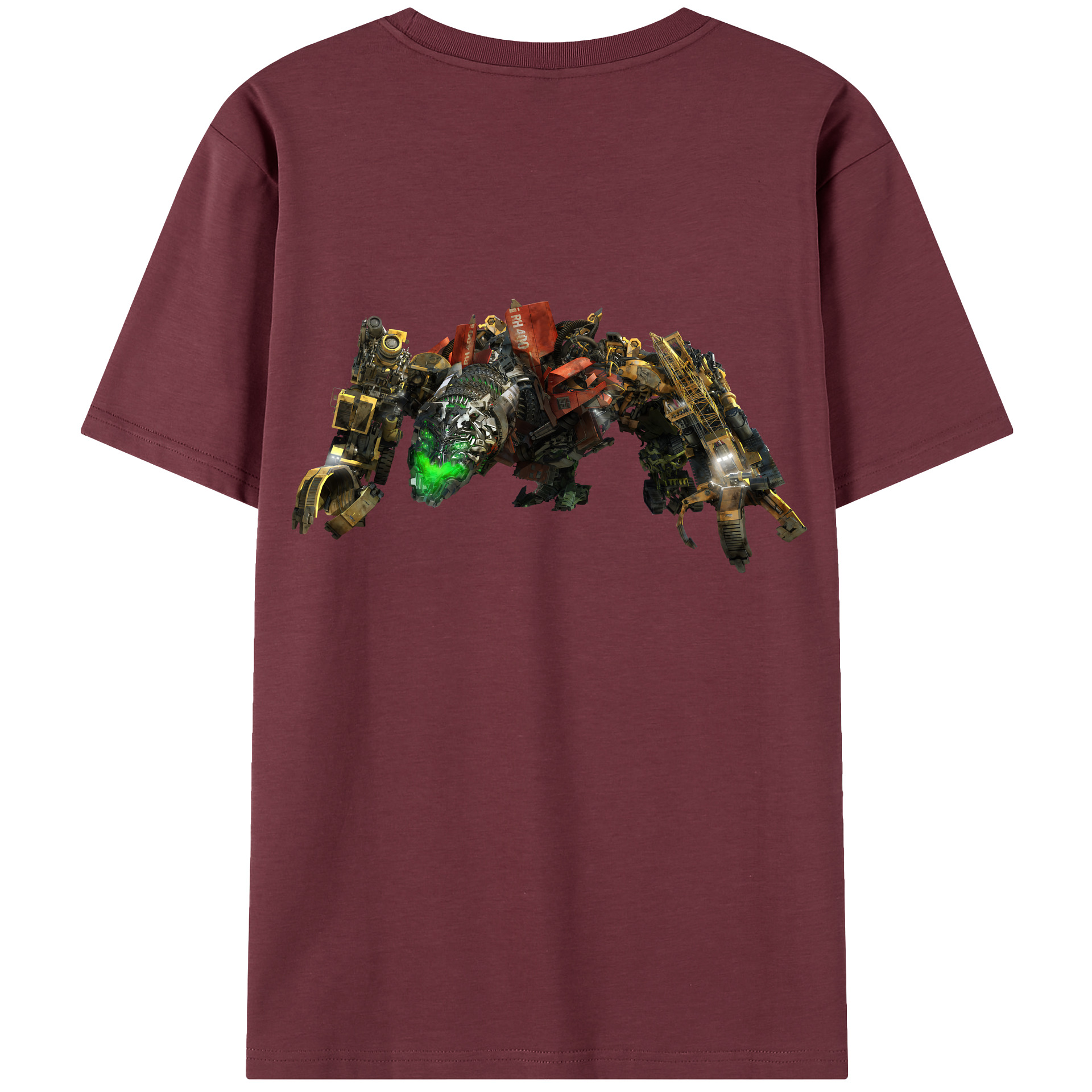（画像用） Transformers トランスフォーマー 綿100％半袖Tシャツ（背面プリント）